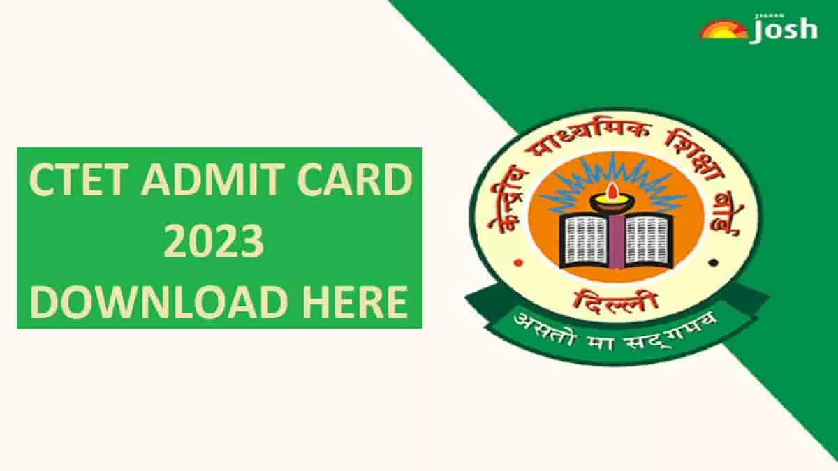 ctet.nic.in Admit Card 2023
