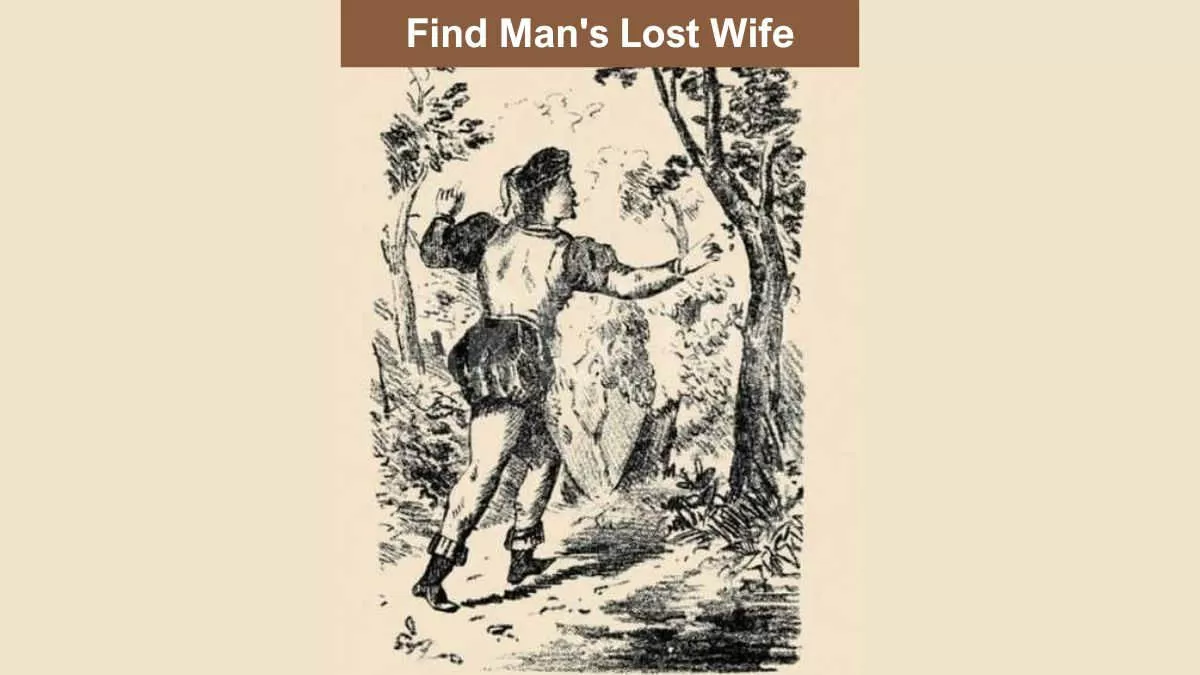 Optical Illusion Visual Skill Test: Find the man’s lost wife in 7 seconds