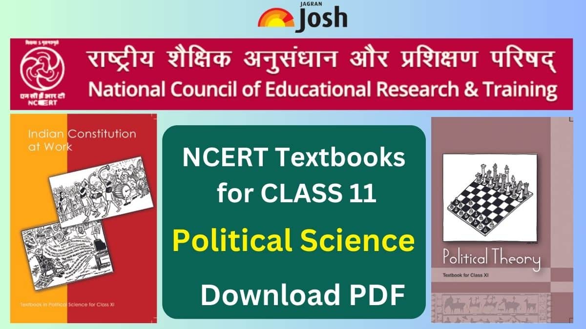 NCERT Books For Class 11 Political Science 2023 2024 All Chapters 