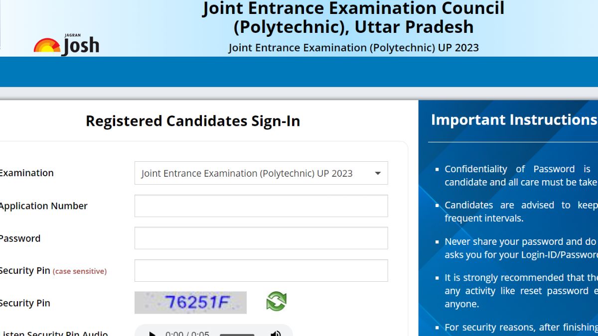 JEECUP Counselling 2023 
