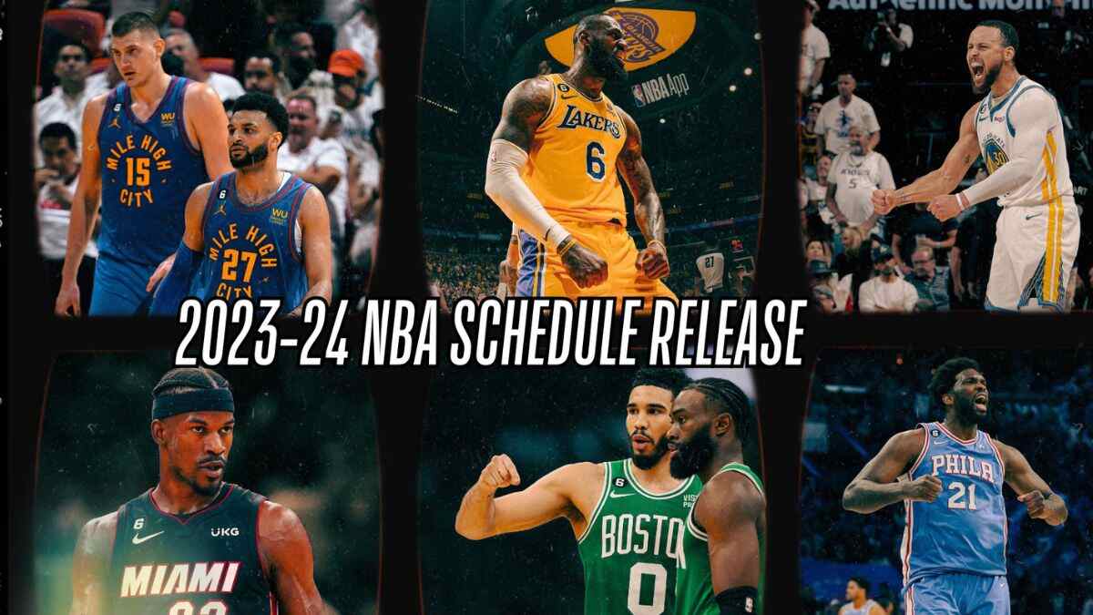 NBA Season Schedule 2023 2024 Match Date, Time and TV Coverage