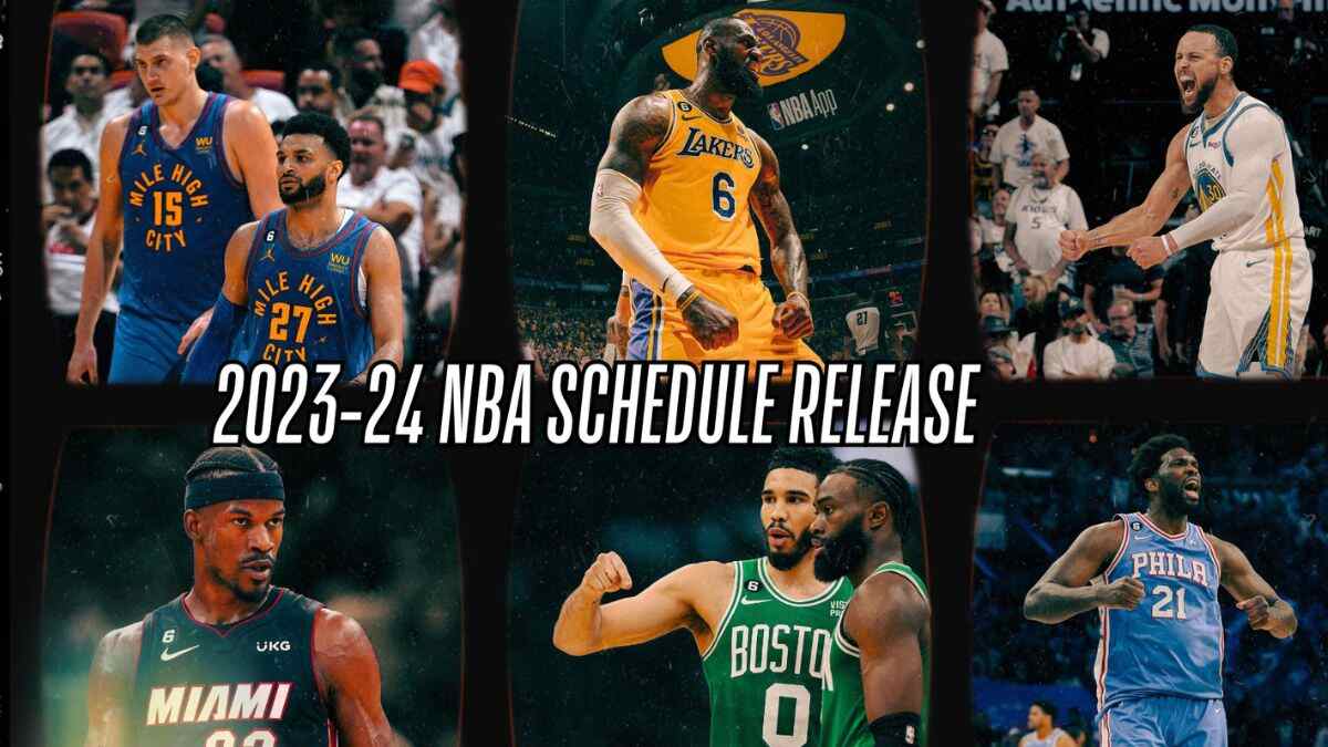 NBA Season Schedule 2023 - 2024: Match Date, Time and TV Coverage