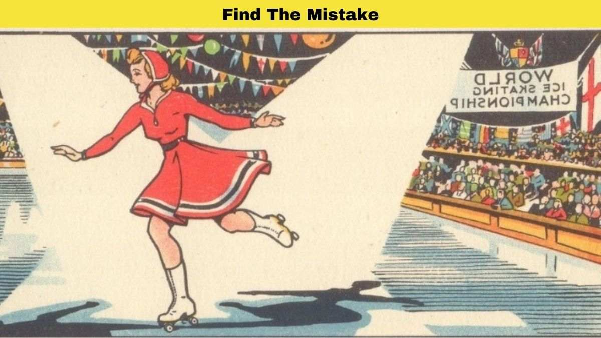 Find The Fault In This Ice Skating Picture In 4 Seconds! 99% Fail This IQ Challenge!