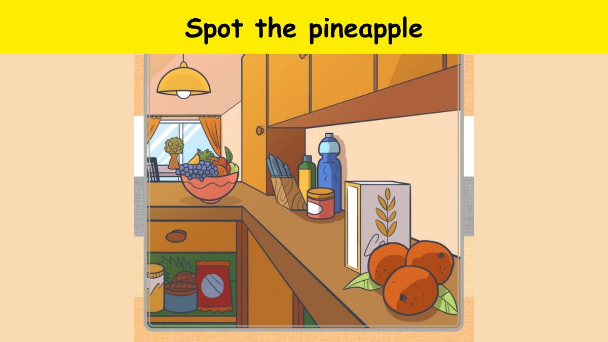 Visual Test: You have hawk-like eyes if you can spot the pineapple in kitchen within 5 seconds!