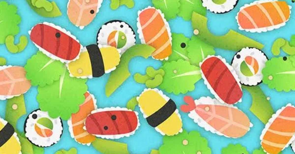 Beyond the Rice: Find the Hidden Caterpillar Among Sushi