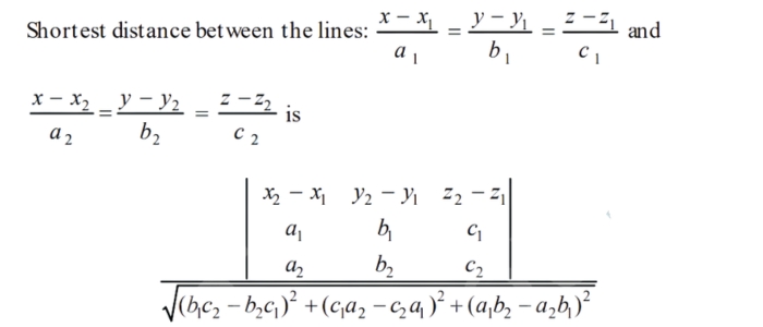 Three Dimensional Geometry Formulas 7