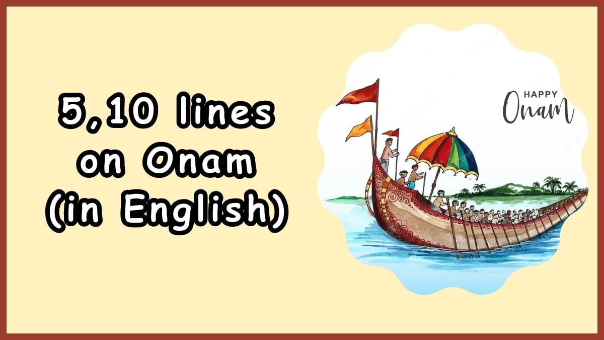 Lines On Onam Festival 5 Sentences About Kerala Famous Festival In English