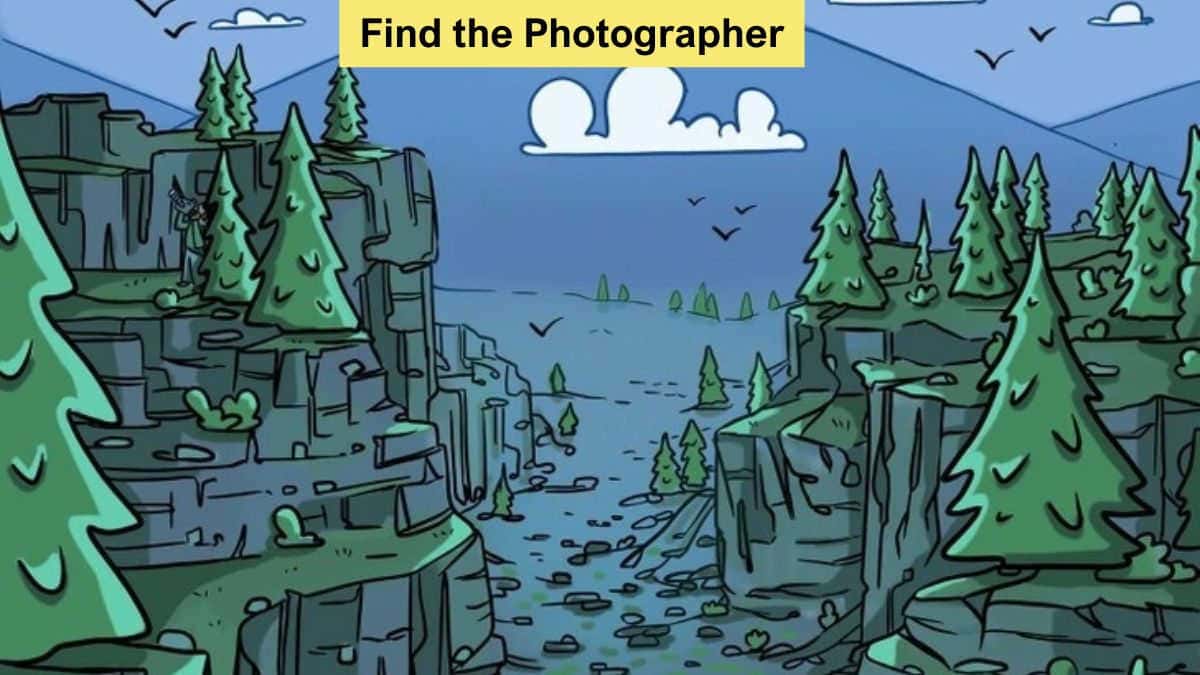 You have the eyes of an eagle if you can find a photographer in the valley in 7 seconds!
