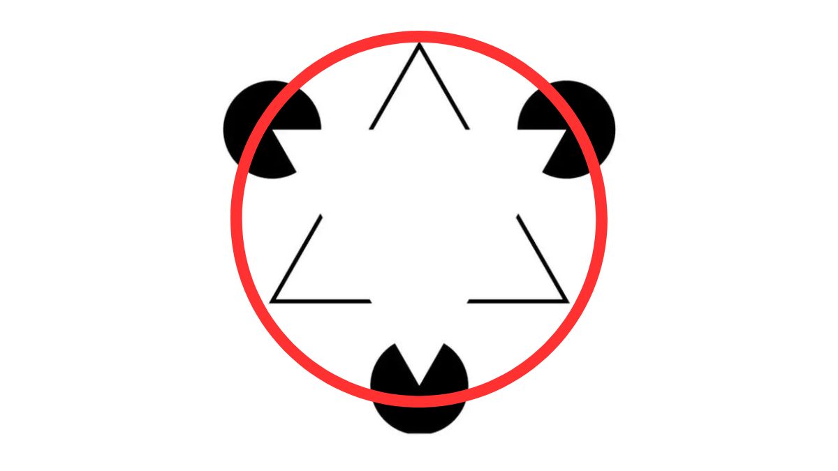 the total number of triangle is 1.