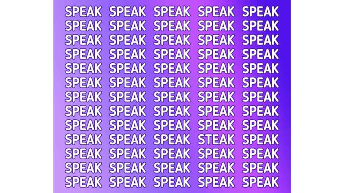 Optical Illusion to Test Your Vision: Find the Odd Word in 5 Seconds!