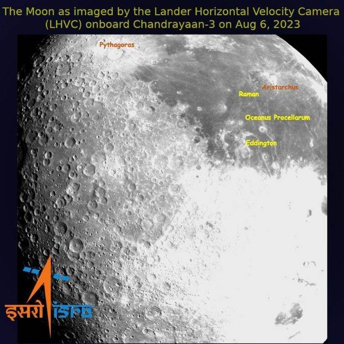 chandrayaan-3 moon images