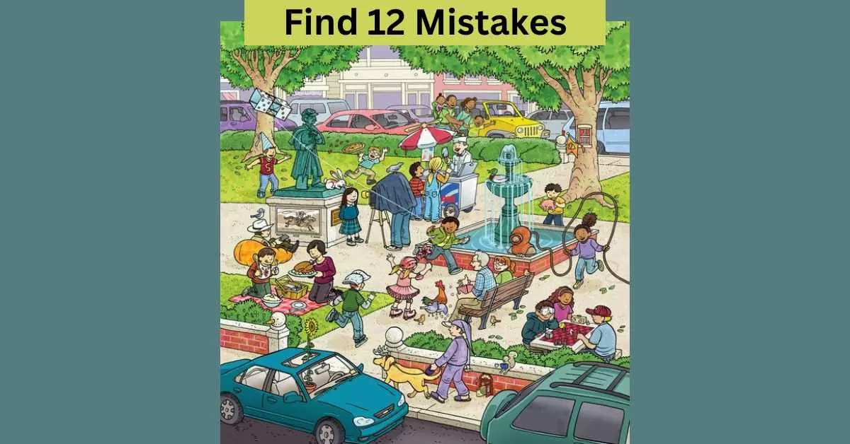 Can You Spot 12 Mistakes Before the Timer Runs Out? 