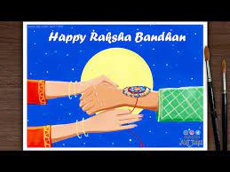 Free Vector | Hand draw watercolor raksha bandhan celebration card