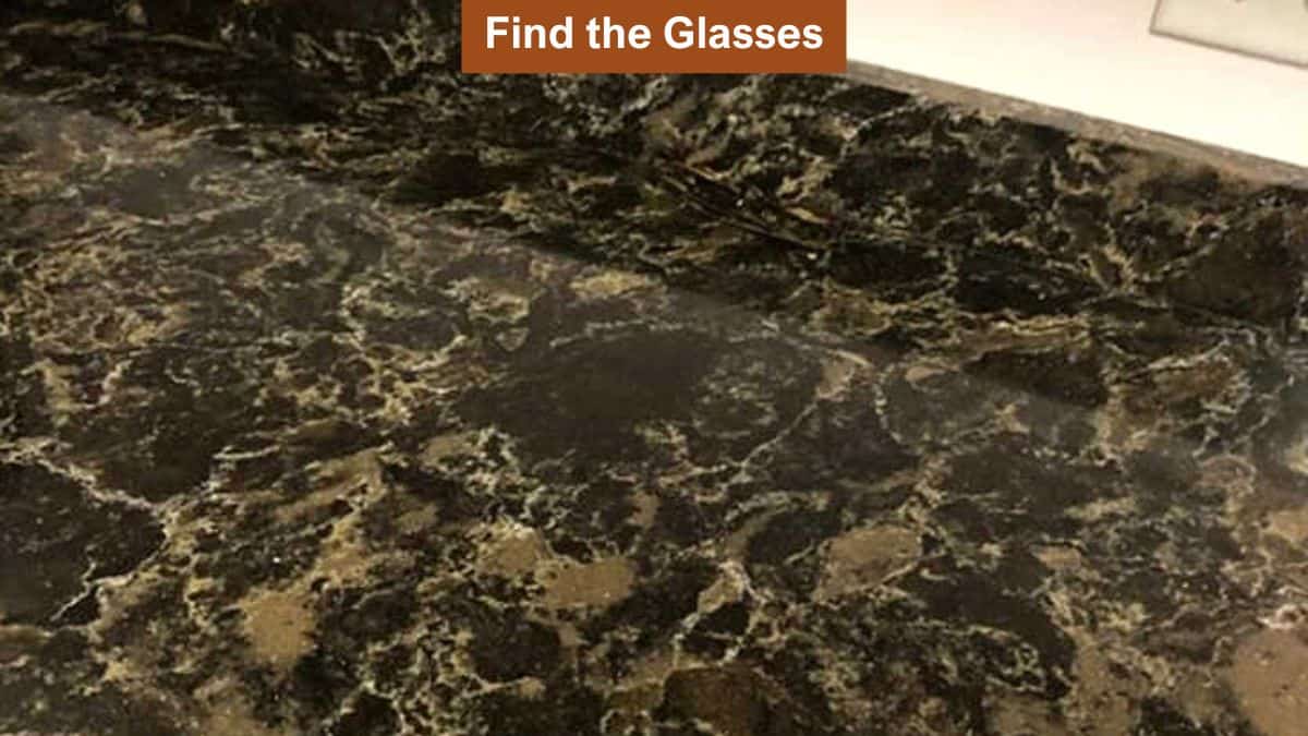 Only the sharpest eyes can spot the pair of glasses on the tabletop in 9 seconds!
