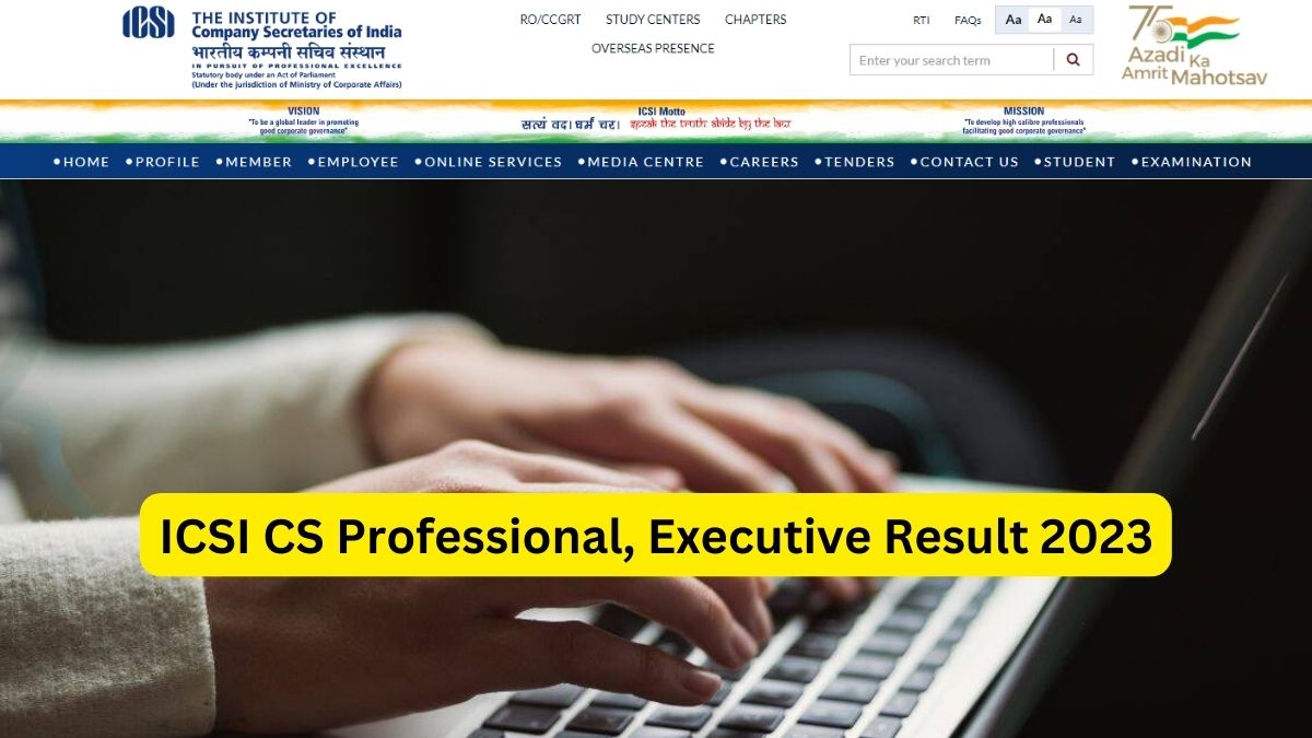 CS Professional, Executive Result June 2023 To Be Out Tomorrow, Know How to Download Scorecard Here - Vimarsana News