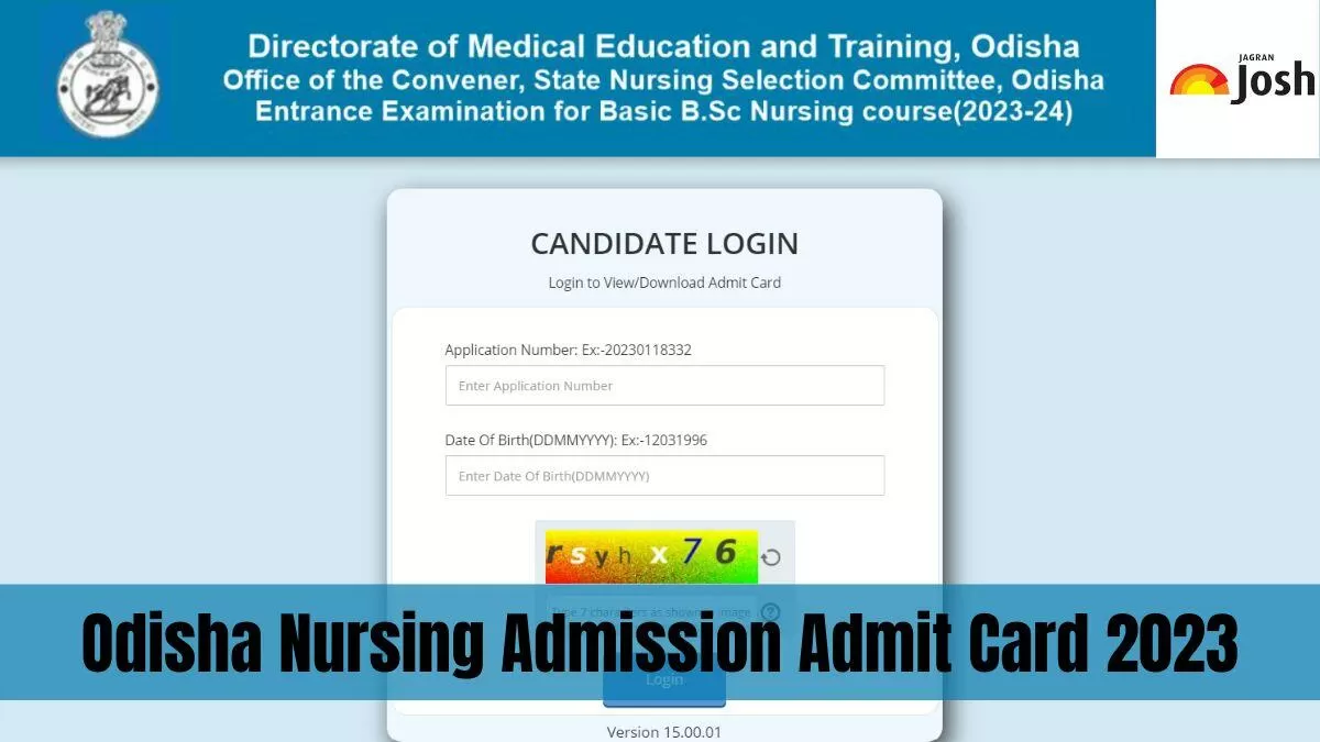 Get all the details for Odisha Nursing Admission Admit Card 2023.