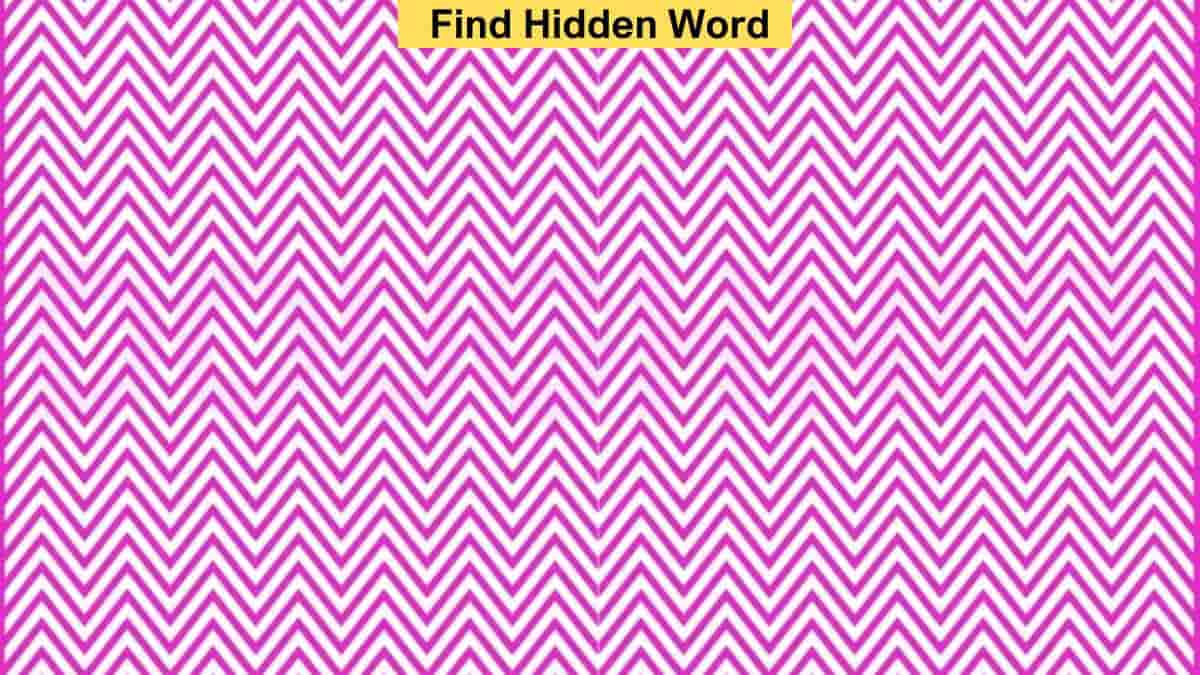 Optical illusion: Which word you can see in THIS image