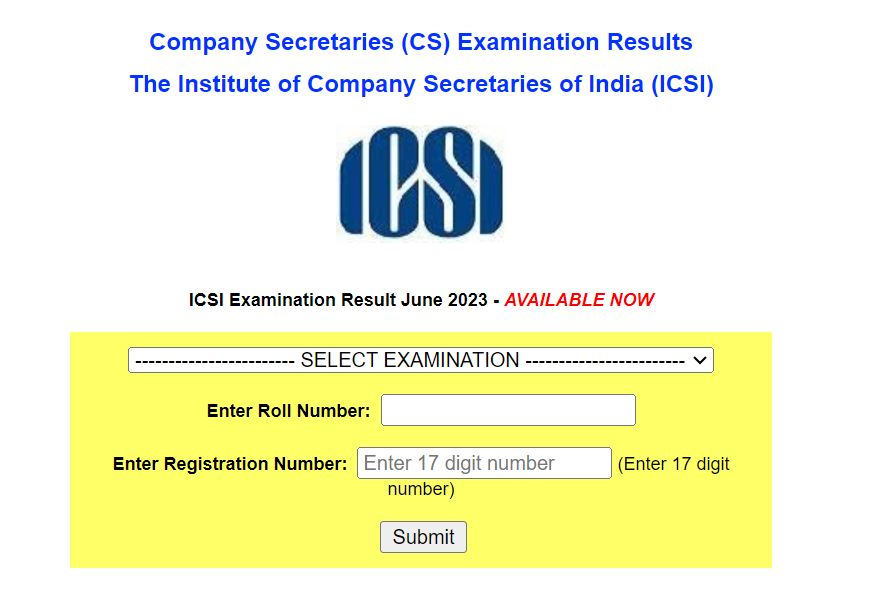 ICSI CS Result 2023 OUT Live Updates: Check CS Executive result at icsi ...