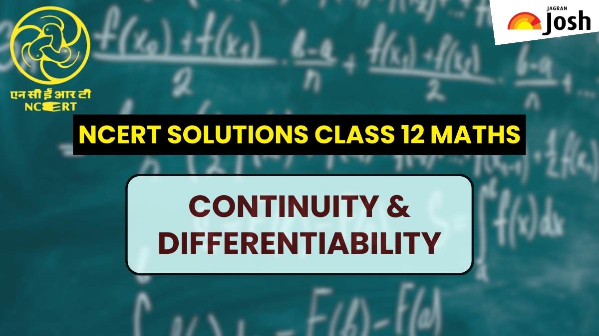 NCERT Solutions for Class 12 Maths Chapter 5 Continuity and Differentiability PDF