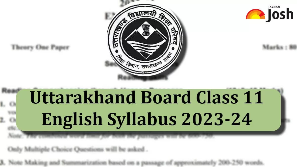 Download Uttarakhand Board Class 11 English Syllabus 2023-24 in PDF