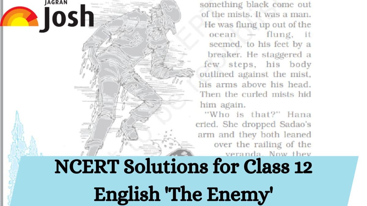 NCERT Solutions for Class 12 English Vistas Chapter 4 The Enemy: Download PDF