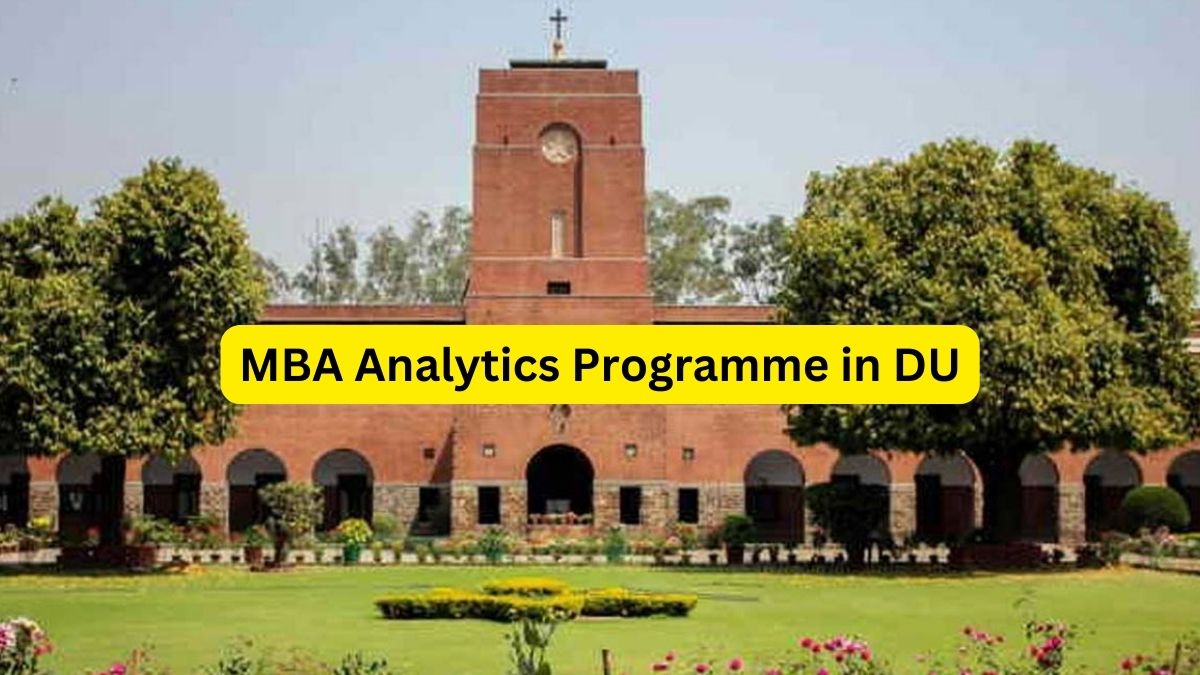 DU MBA Business Analytics Programme