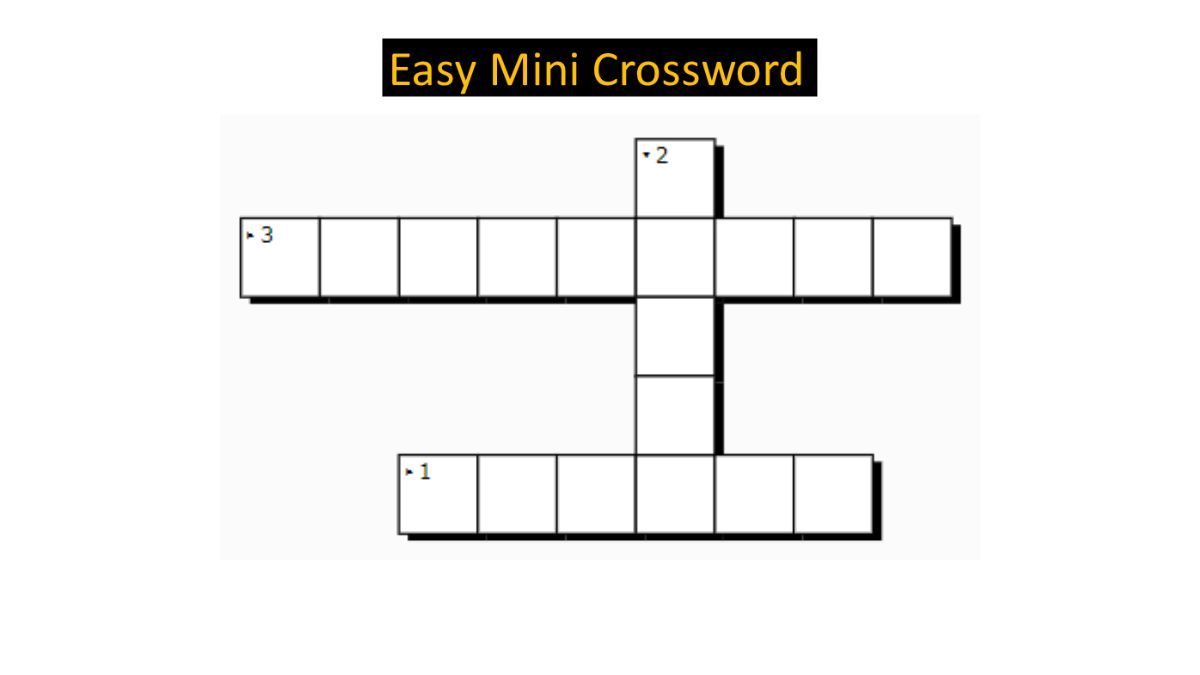 Mini Crossword with Answers: August 28, 2023 