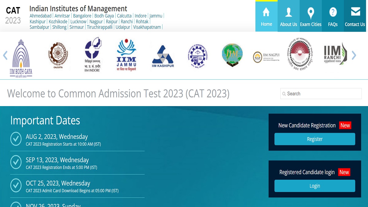 CAT 2023 Registration Begins at iimcat.ac.in, Know Application Fees