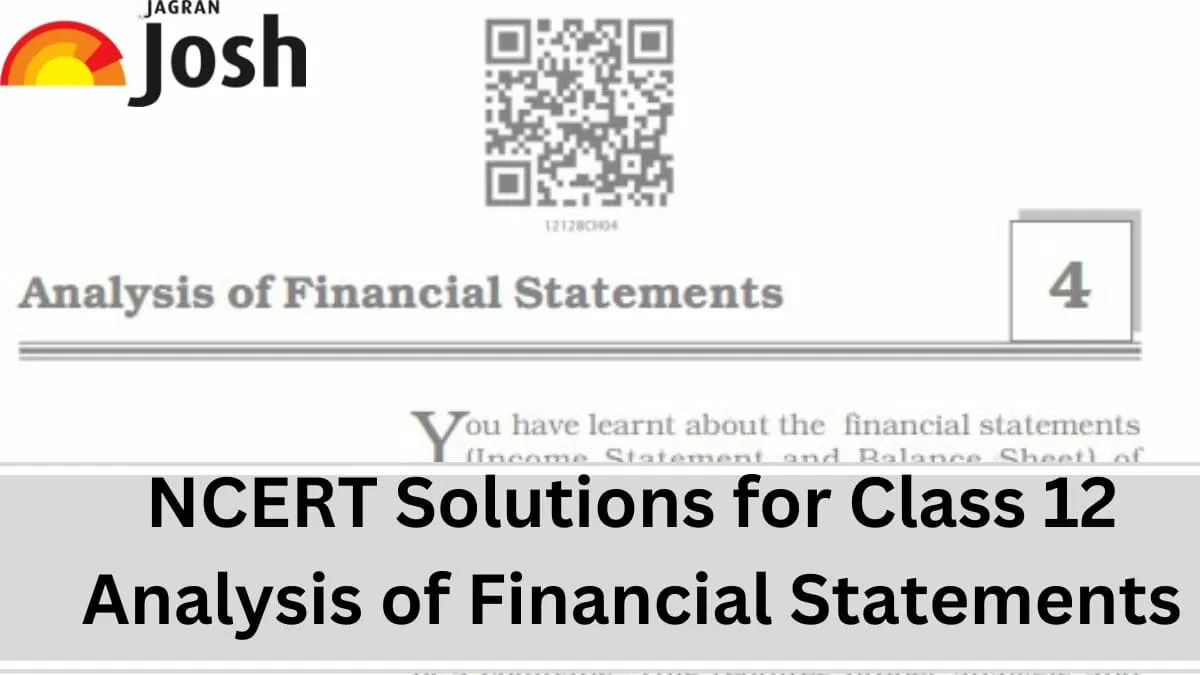 NCERT Solutions for Class 12 Accountancy Chapter 4 Analysis of Financial Statements
