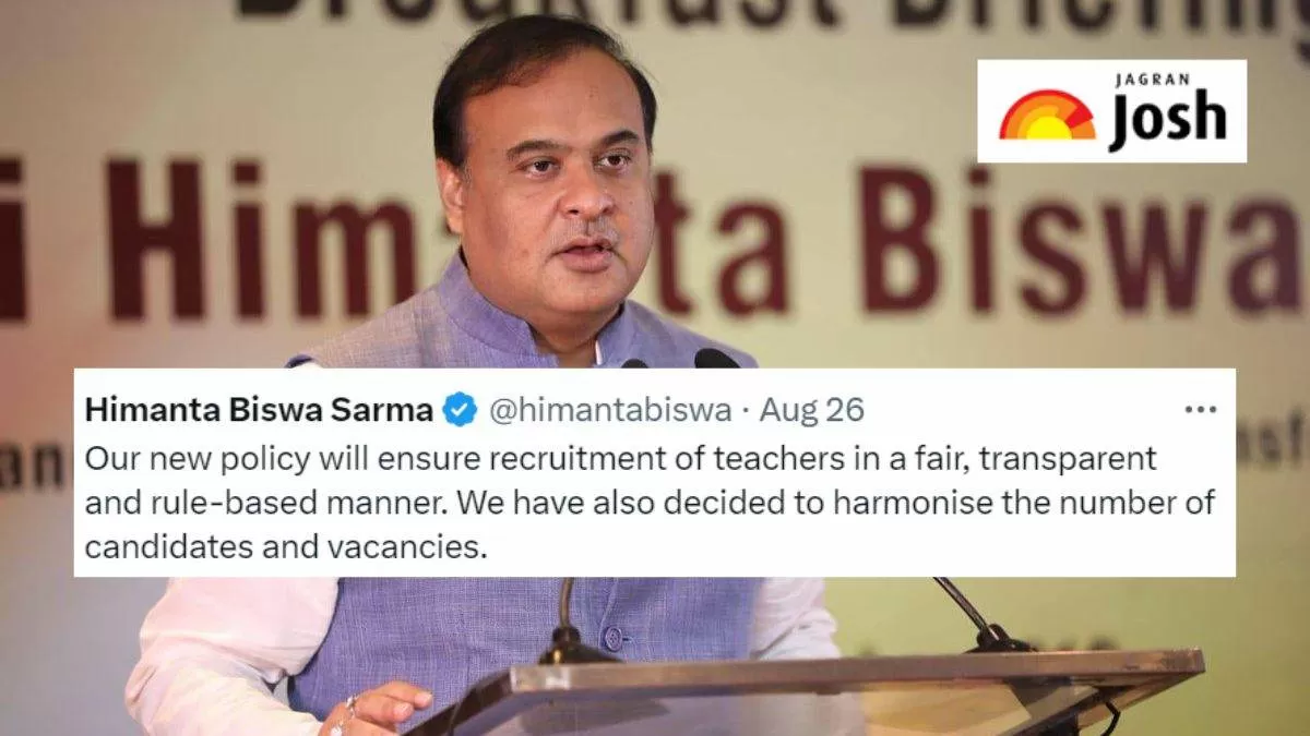 CTET and BEd Qualified Eligible for Assam Primary Teacher Recruitment 2023