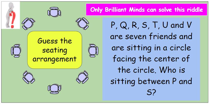 Solve this seating arrangement riddle and check how genius you are