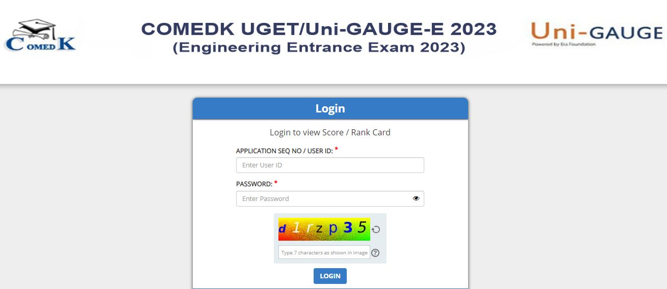 COMEDK UGET Seat Allotment Result 2023
