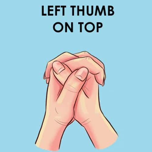 Thumb Personality Test: Way You Cross Your Thumbs Reveals Your Personality