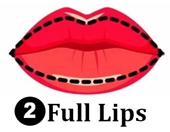 full lips personality traits