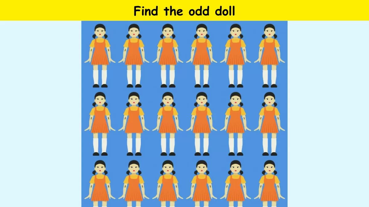 Can you find the odd squid doll in the image in 7 seconds? Test your ...