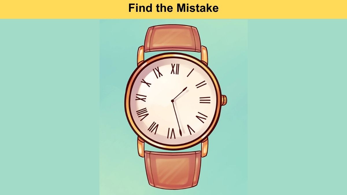 Brain Test: You Are Highly Attentive If You Can Find The Mistake Within 7  Seconds!