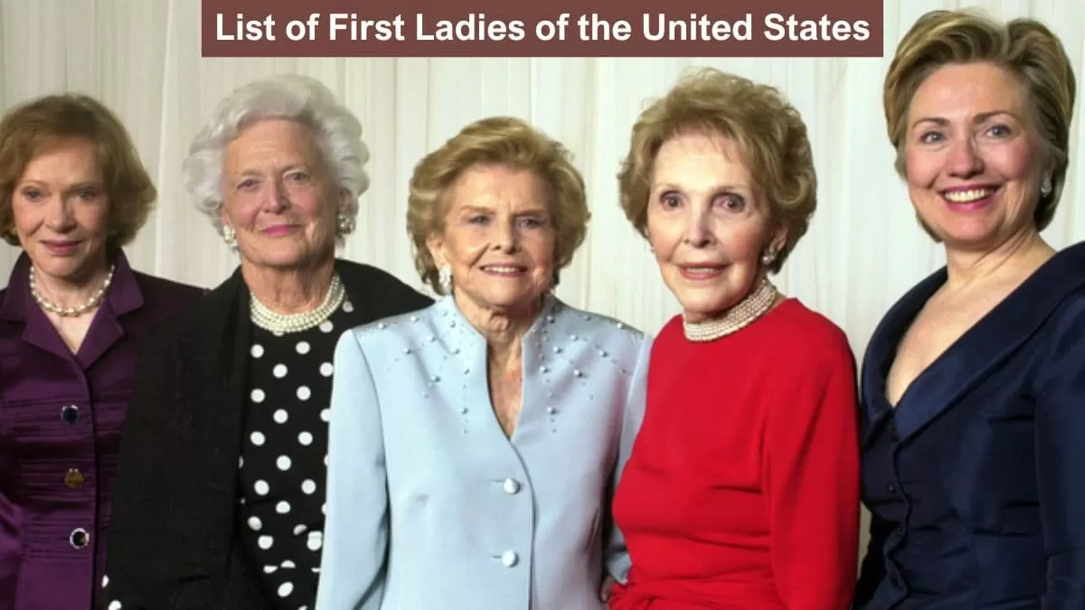 List of First Ladies of the United States 