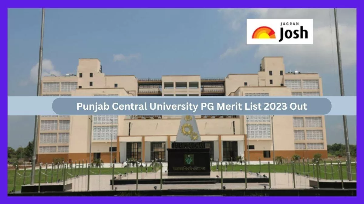 Punjab Central University PG मेरिट लिस्ट 2023 इस लिंक Cup.edu.in से डाउनलोड करें