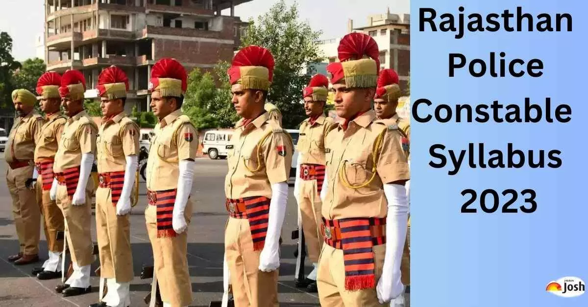 Rajasthan Police Constable Syllabus