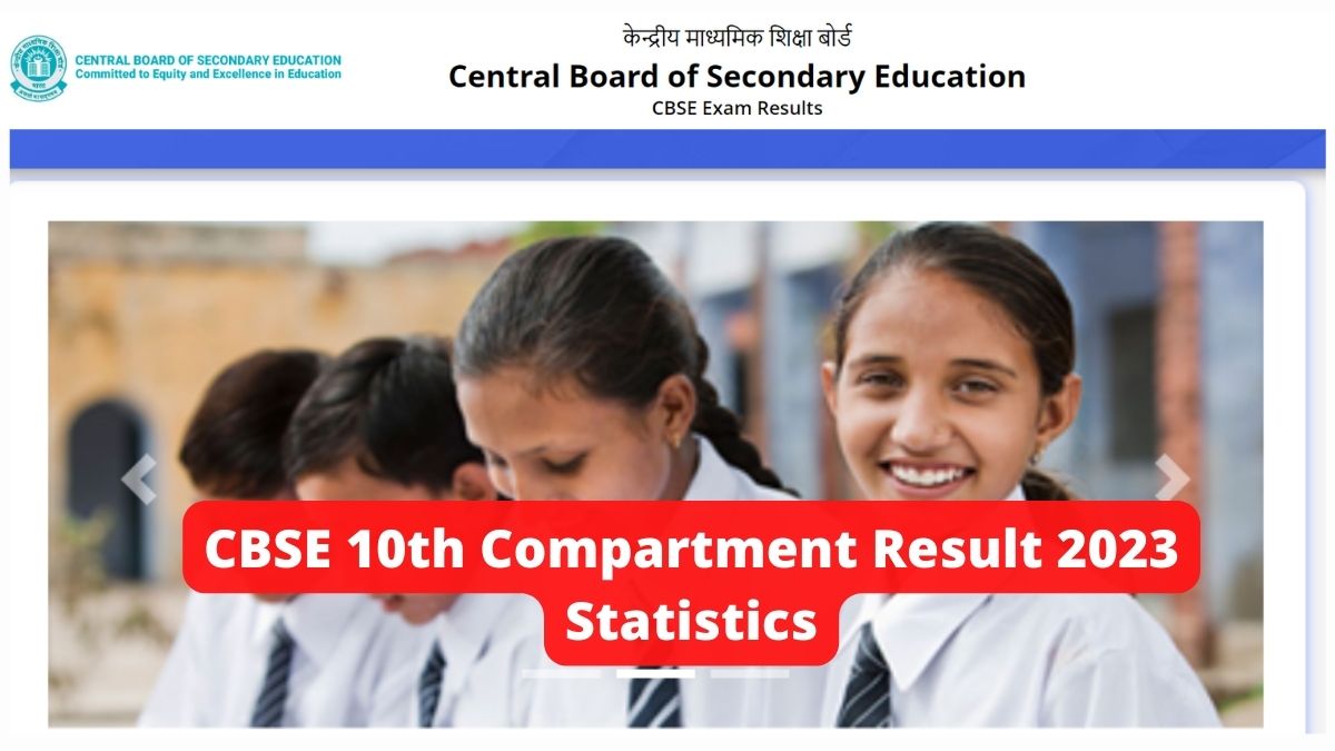 CBSE 10th Compartment Result 2023 Out, 47.40 Percent Students Pass ...