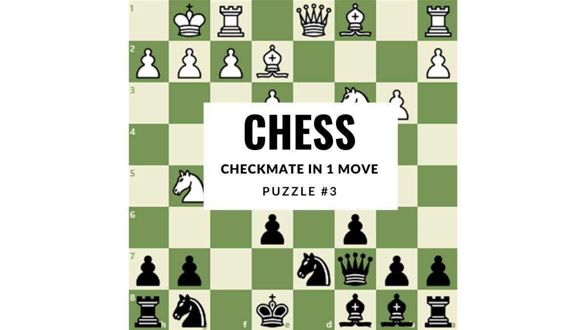 Mate in 2 Chess Puzzle 3 - Brain Easer