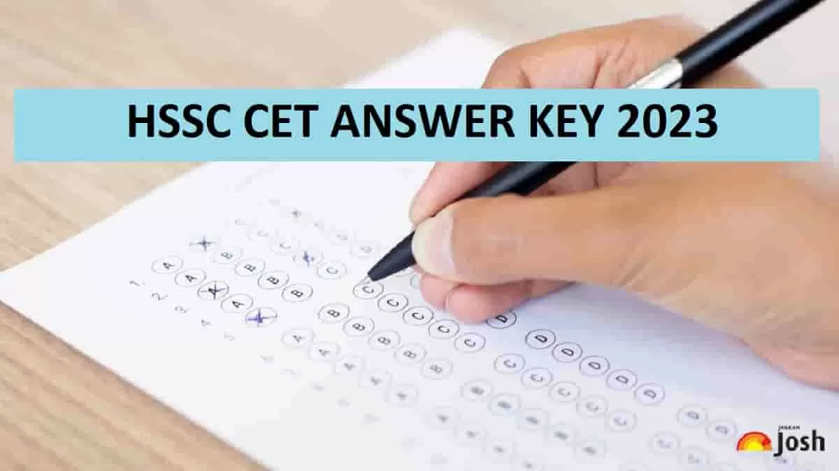 HSSC CET Answer Key 2023 OUT On Hssc.gov.in: Download PDF For Group C ...