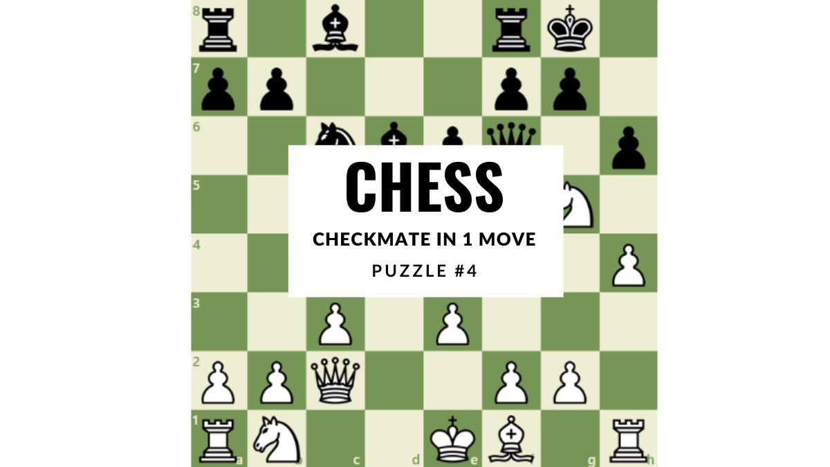 Chess Puzzle #11: Checkmate In 1 Move, White To Play
