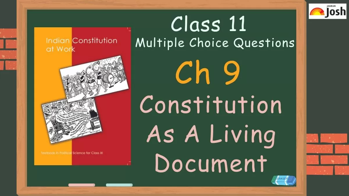 CBSE Constitution As A Living Document Class 11 MCQs