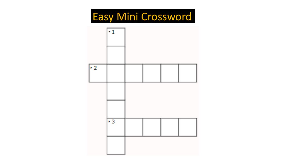 Mini Crossword with Answers: August 9, 2023