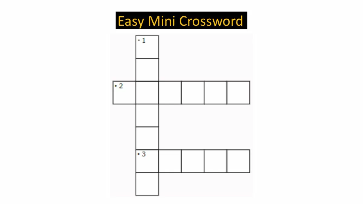 This is the world's first crossword puzzle… so can YOU solve it?