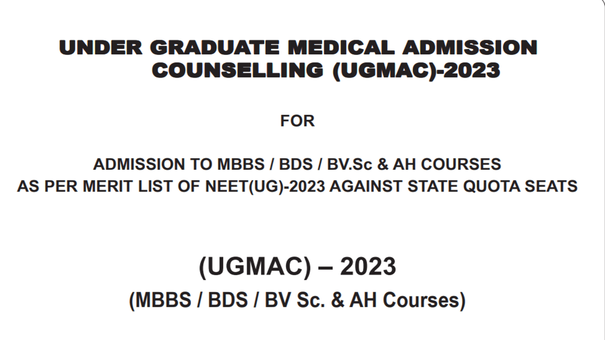 Bihar NEET UG Merit List 2023 To Release Today, Download UGMAC Rank ...