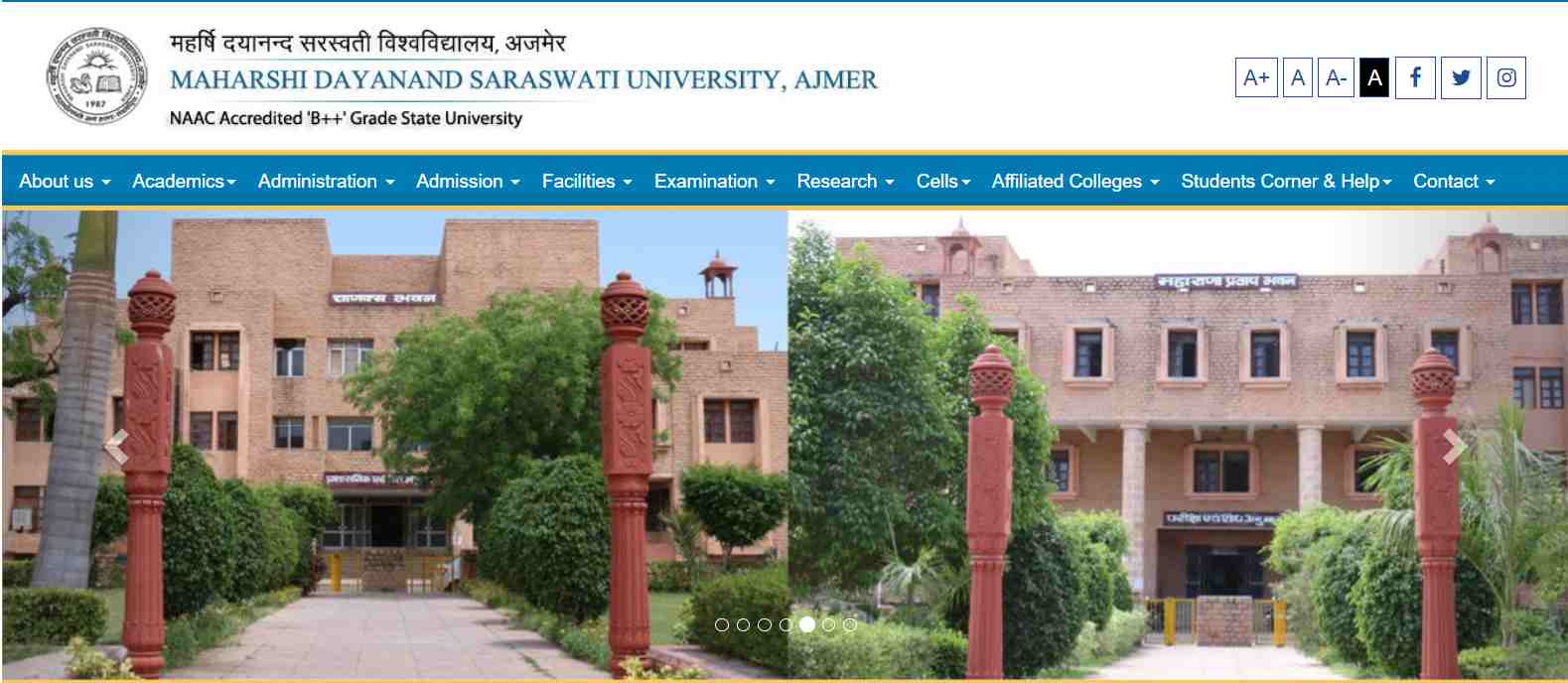 MDSU Result 2023 Out: महर्षि दयानंद सरस्वती यूनिवर्सिटी BA, BSc, BCom रिजल्ट लिंक mdsuexam.org पर एक्टिव, इस लिंक से देखें मार्कशीट