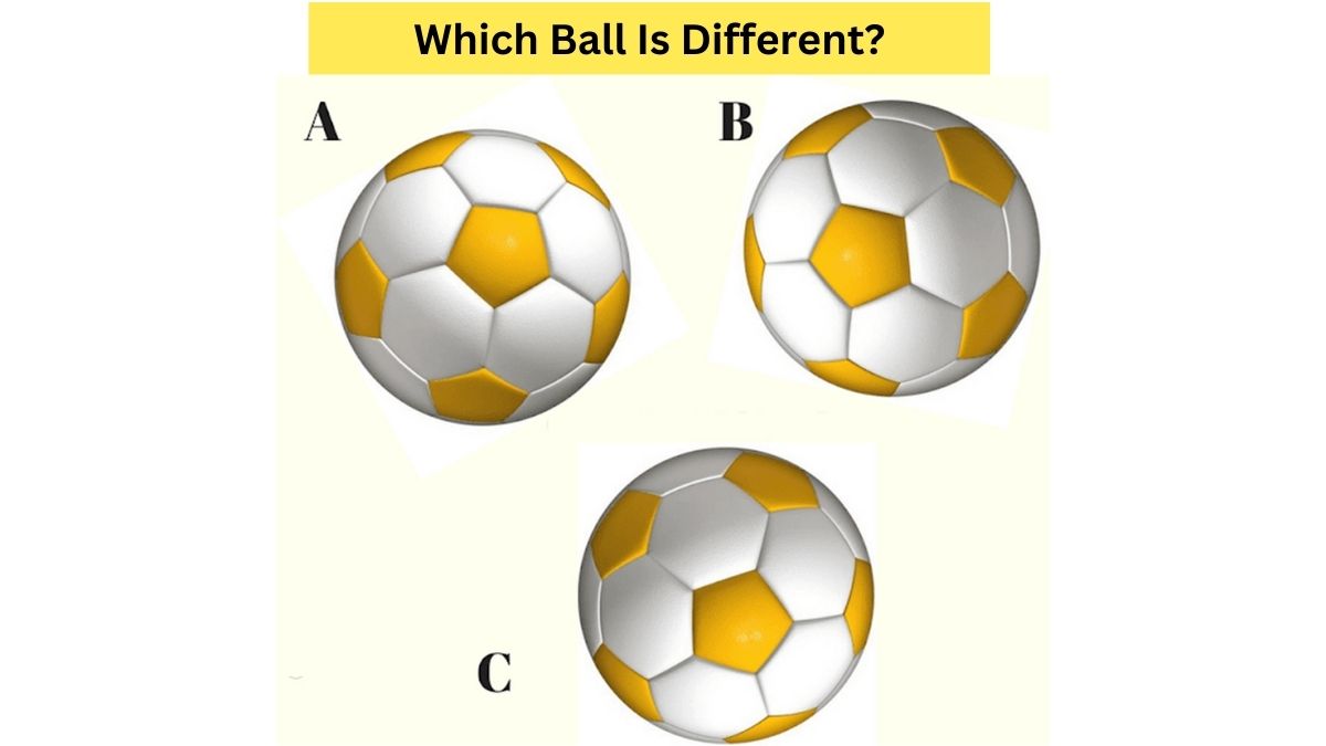 Which Football Is Different? This Puzzle Will Test Your Observation Skills!