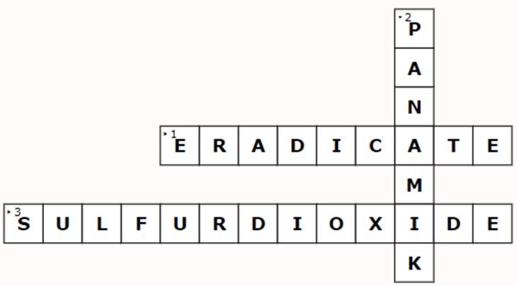 crossword puzzles answers